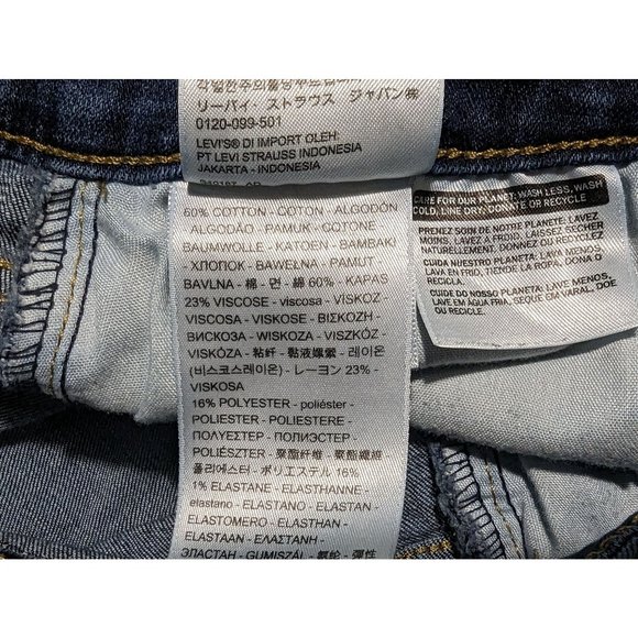 LEVI'S 721 Jeans Women size 28 denim High Rise Skinny - Picture 7 of 11